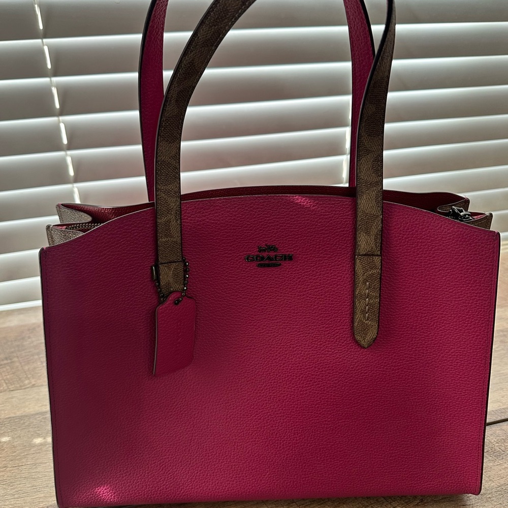 Coach Pink Tote Bag